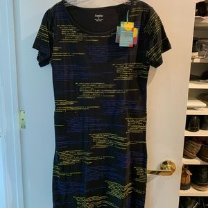 Svaha Python Code print dress NWT